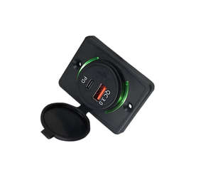 Chargeur de voiture super rapide double PD3.0 30W QC3.0 avec plusieurs ports USB, prise USB 12V, 4 ports pour bateau, moto, camping-car, golf - Product Image 1