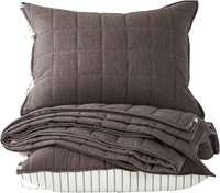 Ensemble de literie de luxe pour lit queen size, 100% coton, couleur unie, comprenant une housse de couette