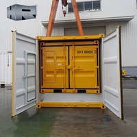 Nouveau conteneur de stockage temporaire de produits chimiques de 10 pieds Stockage de marchandises dangereuses et dangereuses en acier Corten