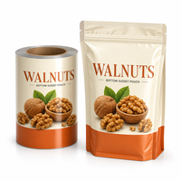 Sachet Doypack VMPET Personnalisé pour Snacks aux Noix - Sac Refermable à Fermeture Éclair de Qualité Alimentaire à Haute Barrière