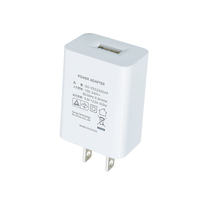 Prix usine PSE certifié 10W chargeur d'alimentation de téléphone portable 5V 2A adaptateur mural USB avec prise Standard japonaise matériau ABS