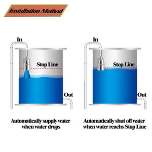 1/2 "304 из нержавеющей стали Автоматический Поплавковый шаровой клапан для резервуара для воды, бака для крупного рогатого скота, скота, бассейна, желоба - Product Image 2