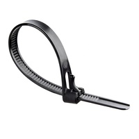Attache de câble en nylon de reliure 150mm 200mm 250mm 300mm 350mm 400mmm 450mm 500mm 600mm Fil de nylon en plastique réutilisable libérable 1 sac