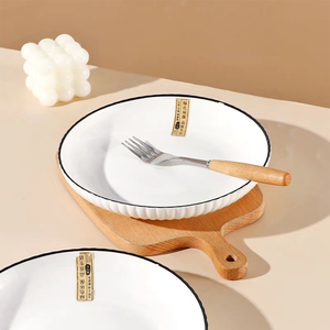 Lots de <span class=keywords><strong>Vaisselle</strong></span> Turque en Céramique Écologique, Assiettes de Cuisine Chinoise en Argile pour Plats de Riz - Product Image 4