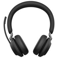 Auriculares Inalámbricos Estéreo Jabra Evolve2 65 Negros, Certificados para MS Teams, Auriculares Bluetooth con Busylight y ANC para Oficina