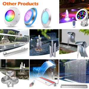 Cascata d'Acqua per Piscina a Prezzo di Fabbrica, Fontana LED da Interno, Cascata in Acrilico e Acciaio Inossidabile per Piscina - Product Image 5