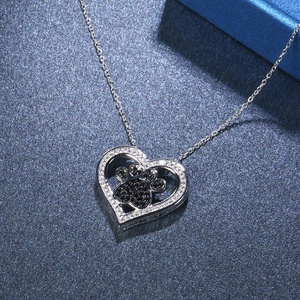 Pendentif En Acier inoxydable en Forme De Coeur En Strass <span class=keywords><strong>Carlin</strong></span> Collier Pour La Vente En <span class=keywords><strong>Gros</strong></span> - Product Image 4