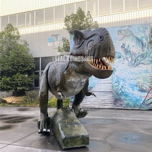 Dinosaure marcheur grandeur nature réaliste en fibre de verre pour parc à thème de <span class=keywords><strong>dinosaures</strong></span>, parc d'aventure et centre commercial - Product Image 4