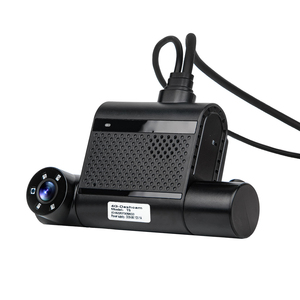 4g מצלמת מקף עדשה כפולה חכמה, 1080 חזון הלילה p hd, הקלטה קדמית/אחורית כפולה, מעקב gps, ניטור מרחוק נייד