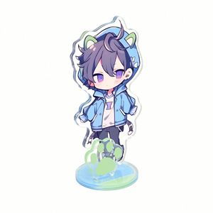 Support de présentation en acrylique personnalisé pour figurine de dessin animé, porte-clés transparent en plastique style anime, modèle souvenir décoratif - Product Image 3