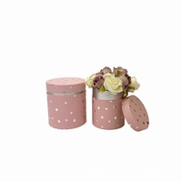Boîtes rondes rigides en carton recyclable avec revêtement UV pour l'emballage de fleurs, de cadres photo et de bougies