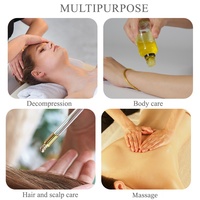 Huile de support de peau pressée à froid pour massage SPA huile d'amande douce avec vitamine E huile pour le visage pour femmes cosmétiques beauté