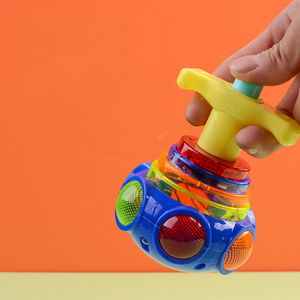 Jouet Gyroscope Lumineux en Bambou Libellule Soucoupe Volante Jouet <span class=keywords><strong>Toupie</strong></span> <span class=keywords><strong>Lanceur</strong></span> de Catapulte pour Enfants - Product Image 3