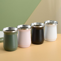 Tasse à Yerba Maté Écologique en Acier Inoxydable 304 de 5oz et 8oz, Gourde Mate Isotherme à Double Paroi Sous Vide, Sans BPA, Réutilisable