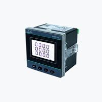EastSong ES96Y-U3 Voltmeter Digital Tiga Fasa Kelas 0.5 Akurasi Tinggi LCD Pengukur Tegangan AC untuk Pemantauan Daya Industri