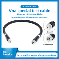 Câble d'assemblage de test VNA haute précision DC-27GHz 0,63m avec connecteur NMD, câble coaxial RF à faible perte pour analyseur de réseau et tests en laboratoire