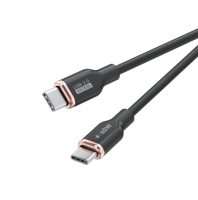 Cable USB C a C de 60W PD, cobre desnudo, TPE suave, carga rápida de 3A, sincronización de datos de 480Mbps para MacBook, teléfono y tableta