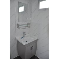 Salle de bain intégrée domestique, nouvelle conception de salle de bain, salle de bain temporaire sur le site de l'usine, dortoir
