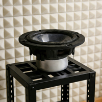 Haut-parleur de médium professionnel Xuming 070 UNC coaxial en nanocarbone avec boîtier en plastique, 2,75 pouces et puissance de 45W/100W
