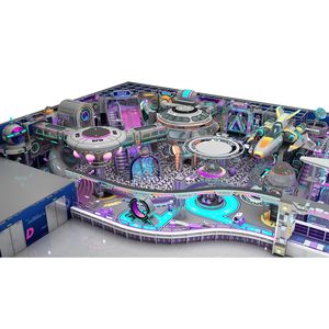 พื้นที่เล่นนุ่มนวลสำหรับเด็กเชิงพาณิชย์ขนาด 1,000 ตร.ม. โครงสร้างสนามเด็กเล่นในร่ม ศูนย์รวมความบันเทิงสำหรับครอบครัว อุปกรณ์สำหรับศูนย์การค้า - Product Image 4