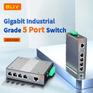 HOT Selling Industrial <b>Poe</b> <b>Switch</b> 1 SFP 4 RJ45 +1 Uplink 1550nm Fiber Optic Equipment Gigabit Optic Industrial Media Converter - Product Image 2