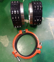 Tuyau plat en TPU de grande taille 12 "16" avec raccord SS équivalent Victaulic tuyau de vidange tuyau de filetage tuyau