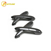 Pour BMW G80 G82 G20 G22 G30 G15 F40 F95 F90, couvre-poignée de porte en fibre de carbone sèche, 4 pièces/ensemble, protection extérieure de la poignée de porte