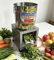 Broyeur de fourrage électrique, coupe-herbe en acier inoxydable, machine à couper les légumes et l'herbe, 220V pour porcs, bovins, moutons, volailles