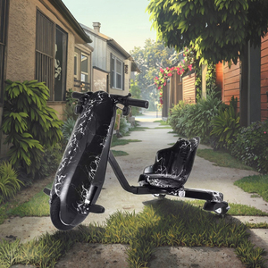 Trottinette électrique à 3 roues BAB WAY pour enfants, <span class=keywords><strong>trike</strong></span> <span class=keywords><strong>motorisé</strong></span> à dérive avec roues LED clignotantes et DDP - Product Image 4