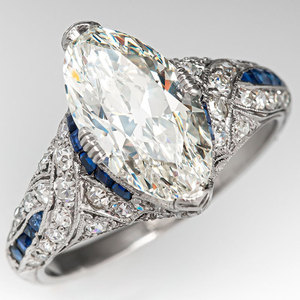 Anello con Zircone Marquise per Donne, Elegante Gioiello da Dito per Ufficio e Moda - Product Image 2