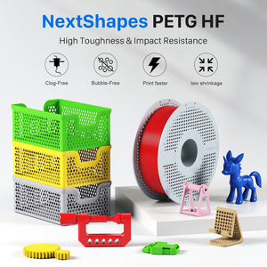 <span class=keywords><strong>Filament</strong></span> NextShapes High Speed Hf Petg pour imprimante 3D Transparent <span class=keywords><strong>Rouge</strong></span> Orange Blanc 1.75mm 1kg pour Bambu Lab - Product Image 2