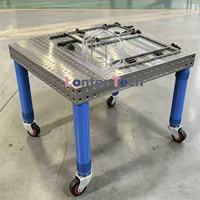 Nouvelle station de soudage flexible tridimensionnelle Langtuo, table robotisée de positionnement poreuse, bras mécanique, plaque de table de travail Q355