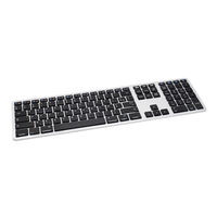 Clavier Bluetooth AZERTY arabe multi-appareils OEM avec pavé numérique pour Samsung Galaxy Tab, PC, tablette, Android TV