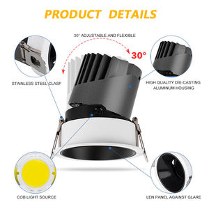 <strong>Best</strong> Quality 5w <strong>Dimmable</strong> Anti Glare Super Bright 30 Degrees Cri90 Down Dali Cob Modern Led <strong>Recessed</strong> Spot <strong>Light</strong> for Home Ceiling - Product Image 3