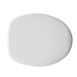 Siège de toilette thermodurcissable Mod U002 Forme 1 Blanc 48 cm de longueur 39 cm de largeur - Product Image 1
