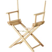 Chaise pliante personnalisée avec repose-pieds, confortable et réglable, en bois de hêtre, accessoire de maquillage en toile rose, pour artiste