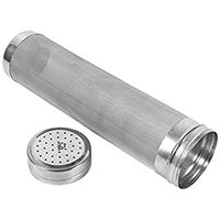 300 microns 304 acier inoxydable filtre à mailles métalliques Kits de brassage à la maison cartouche de passoire à bière pour bouilloire à thé cafetière