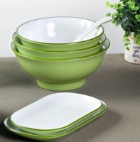 Bol rond en mélamine de style chinois à motif d'orchidée, nouveau design, bol en mélamine pour restaurant
