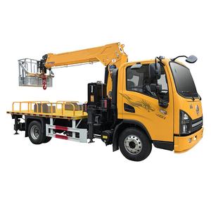 Grúa hidráulica telescópica montada en camión SQS125 de 5 toneladas, equipo de elevación, venta directa de fábrica en China - Product Image 1