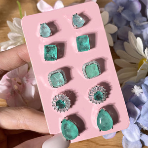 Foxi jewelry-collar con colgante de corazón de fusao, piedra de fusión semijoias - Product Image 3