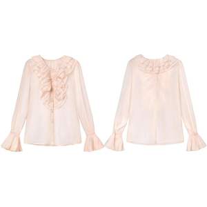 เสื้อเบลาส์อแมนด้าสไตล์หรูหราสำหรับผู้หญิงเทรนด์ใหม่เสื้อเชิ้ตสตรีเสื้อแฟชั่นชั้นสูงบริการดี - Product Image 1