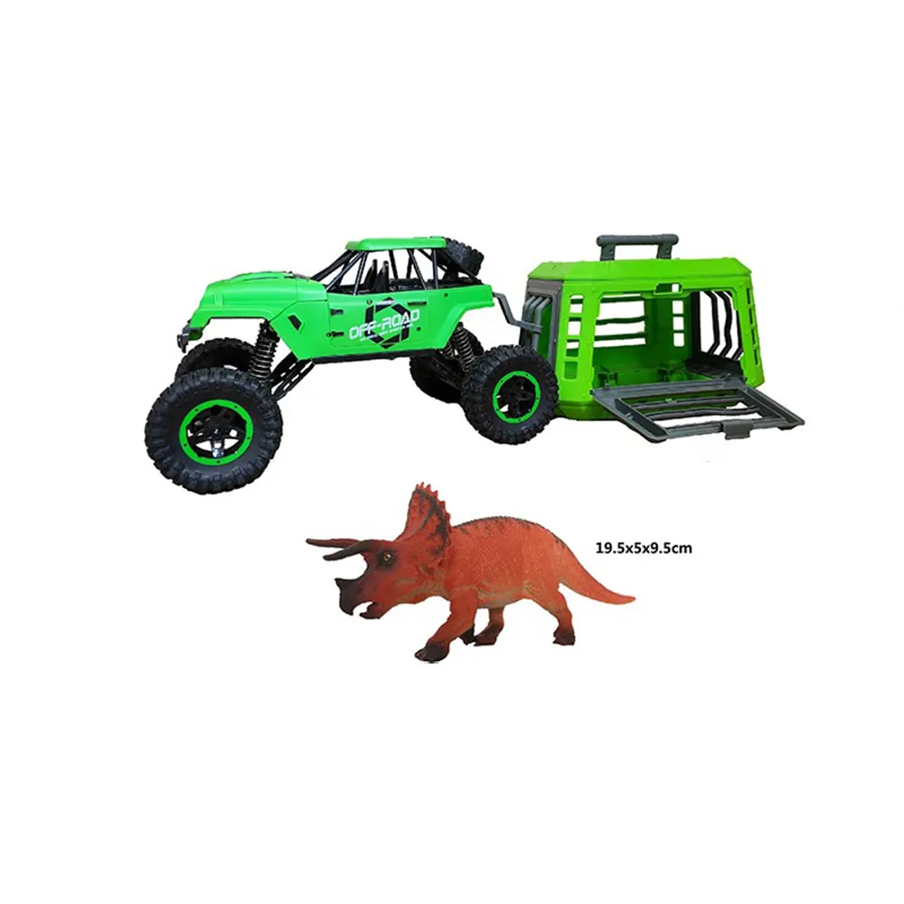 1:12 grandi auto telecomandate fuoristrada RC 4x4 jeep dinosauri giochi con USB e batteria