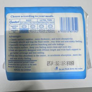 Estoque Disponível 290mm 10+5 Protetores Diários Gratuitos Atacado Preço Barato Uso Noturno Absorventes Descartáveis Grossos para Mulheres - Product Image 5