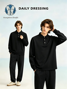 Vente directe d'usine de pulls polo pour hommes en laine mérinos de haute qualité, sweats de créateurs, personnalisation OEM. - Product Image 1