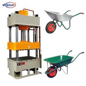 <span class=keywords><strong>Prensa</strong></span> Hidráulica de Cuatro Columnas de 400 <span class=keywords><strong>Toneladas</strong></span> para Fabricación de Transportadores con Ruedas y Línea de Producción - Product Image 1