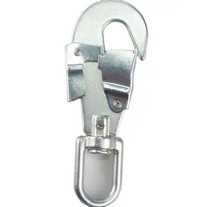 Factory Forged Snap Hook Double Lock Safety Swivel Snap Hook High Quality Steel Jinsong Hook Fall Protection/harness/safety Belt