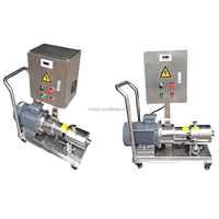 DZJX tiga tahap dalam garis Emulsifier geser tinggi Inline emulsi pompa bubuk untuk cairan 1,1kw 7Kw Lab elektromagenizer pompa