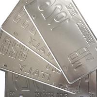 Plaque d'immatriculation de voiture en aluminium réfléchissant gaufré de style britannique de haute qualité, vierge, 520x111mm, personnalisable, vente en gros directe usine