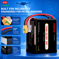 Paket Baterai Lithium Ion Lipo Kustomisasi Arus Tinggi Solid State 17000mah-35000mah 10C-20C, Pengiriman Cepat Suhu Rendah
