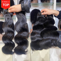 Mèches de cheveux crus péruviens, trame de gros, os vietnamien, cheveux bruts lisses, Super Double étirés